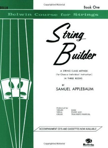 String Builder, Bk 1: Cello (Belwin Course for Strings)