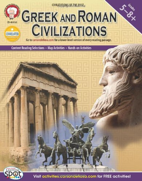 Greek and Roman Civilizations, Grades 5 - 8 (World History)