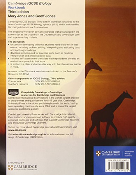 Cambridge IGCSE Biology Workbook (Cambridge International IGCSE)
