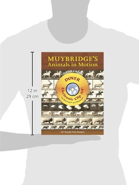 Muybridge's Animals in Motion (Dover Electronic Clip Art) (CD-ROM and Book)