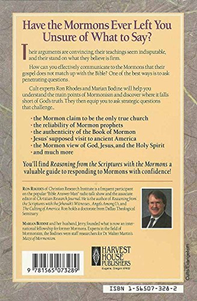 Reasoning from the Scriptures with the Mormons