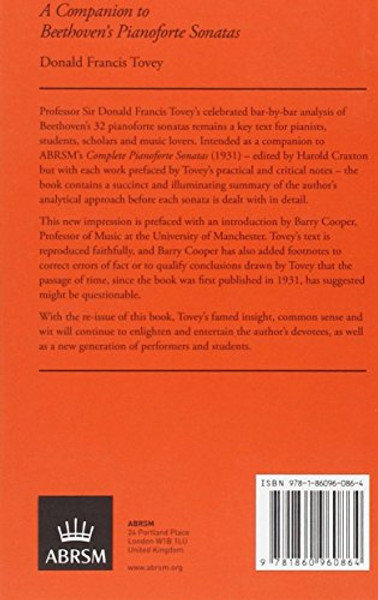Companion to Beethoven's Pianoforte Sonatas: Revised Edition (Signature Series (ABRSM))