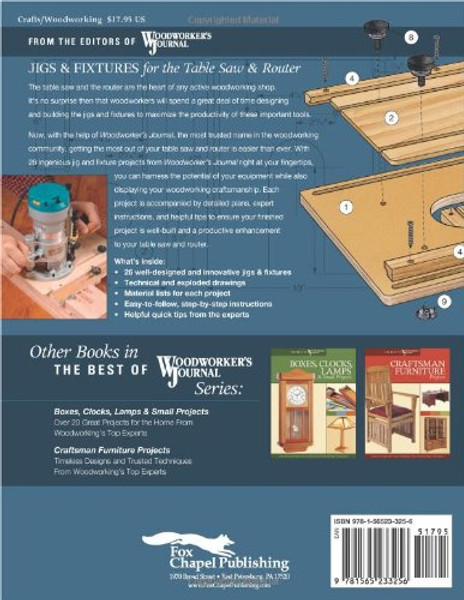 Jigs & Fixtures for the Table Saw & Router: Get the Most from Your Tools with Shop Projects from Woodworking's Top Experts (Best of Woodworker's Journal)