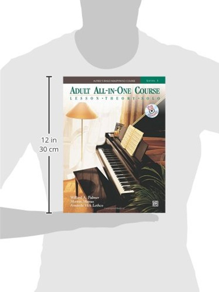 Alfred's Basic Adult All-in-One Course, Bk 3: Lesson * Theory * Solo, Comb Bound Book & CD (Alfred's Basic Adult Piano Course)