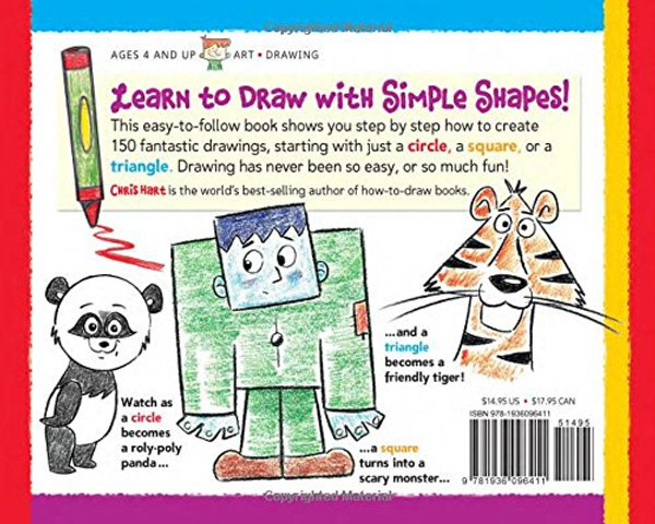 Drawing Shape by Shape: Create Cartoon Characters with Circles, Squares & Triangles (Drawing Shape by Shape series)