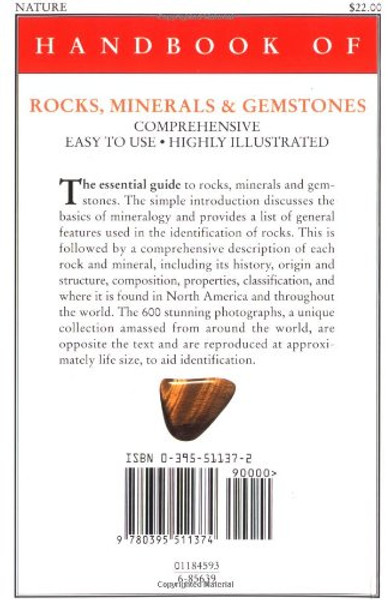 Handbook of Rocks, Minerals, and Gemstones