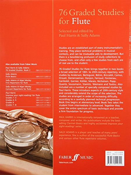 1 (1-54): 76 Graded Studies for Flute, Bk 1 (Faber Edition)