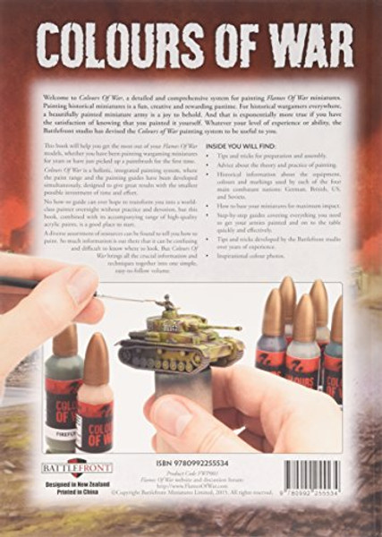 Colours of War: The Essential Guide to Painting Flames of War Miniatures