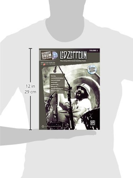 Ultimate Drum Play-Along Led Zeppelin, Vol 1: Play Along with 8 Great-Sounding Tracks (Authentic Drum), Book & 2 CDs (Ultimate Play-Along)