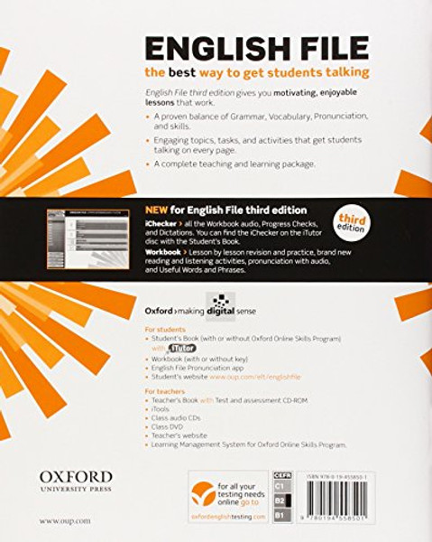 English File third edition: Upper-intermediate: Workbook with Key