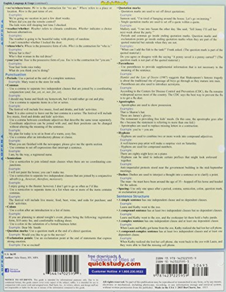 Nursing Teas Guide (Quick Study Academic)