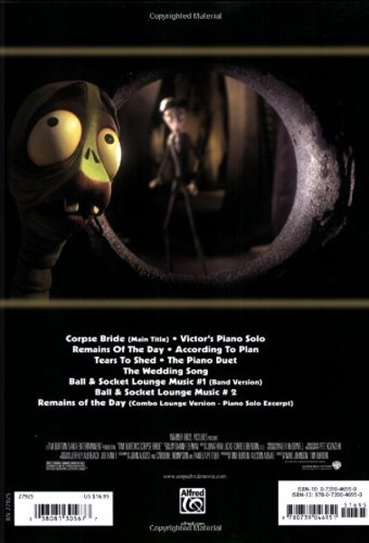 Selections from the Motion Picture Corpse Bride: Piano/Vocal/Chords