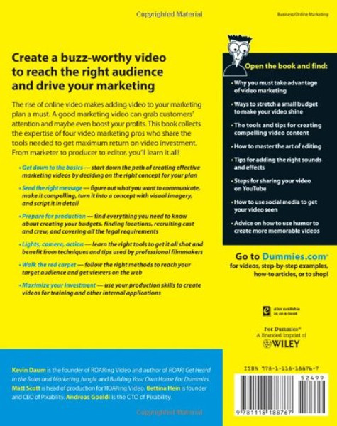 Video Marketing For Dummies