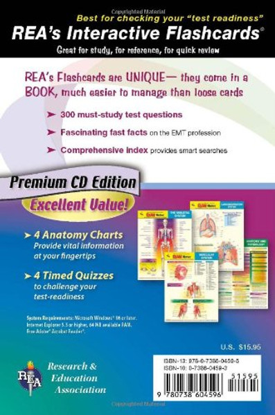 EMT-Basic - Interactive Flashcards Book for EMT (REA), Premium Edition incl. CD-ROM