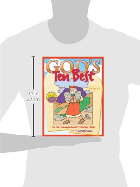 God's Ten Best: The Ten Commandments Coloring Book (Coloring Books)