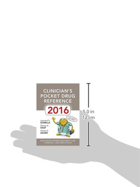 Clinician's Pocket Drug Reference 2016