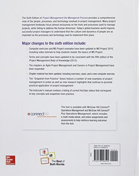 Project Management: The Managerial Process with MS Project (The Mcgraw-hill Series Operations and Decision Sciences)