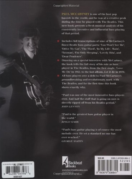 Paul McCartney - Bass Master - Playing the Great Beatles Basslines  (Softcover/Tab)
