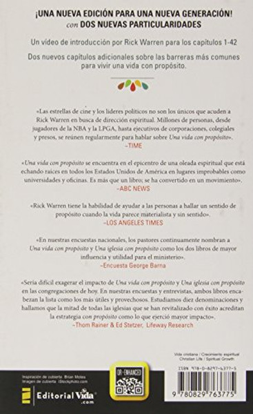 Una vida con propsito: Para qu estoy aqu en la tierra? (The Purpose Driven Life) (Spanish Edition)