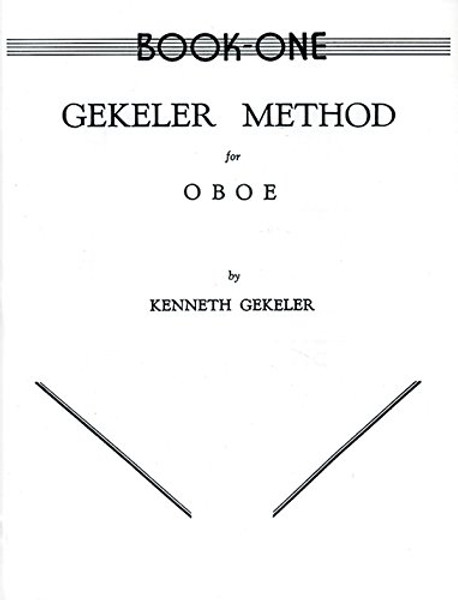 Gekeler Method for Oboe, Bk 1