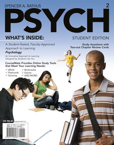 Bundle: PSYCH (with Review Cards and Psychology CourseMate with eBook Printed Access Card), 2nd + WebTutor on Blackboard with eBook on Gateway Printed Access Card