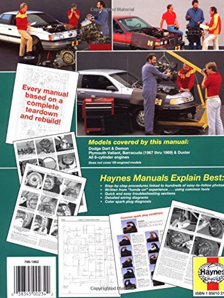 Dodge Dart / Plymouth Valiant '67'76 (Haynes Repair Manuals)