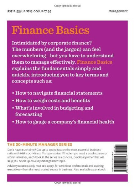 Finance Basics (HBR 20-Minute Manager Series)