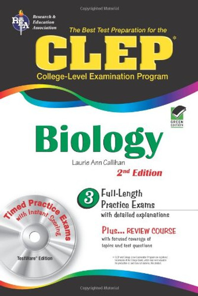 CLEP Biology w/ CD-ROM (CLEP Test Preparation)