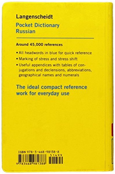 Langenscheidt Pocket Dictionary Russian (Langenscheidt Pocket Dictionaries)