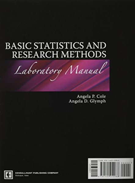 Basic Statistics and Research Methods Laboratory Manual