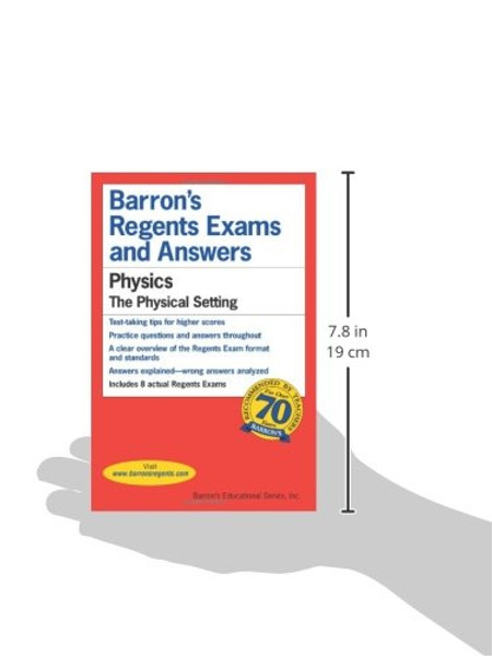 Regents Exams and Answers: Physics (Barron's Regents Exams and Answers)