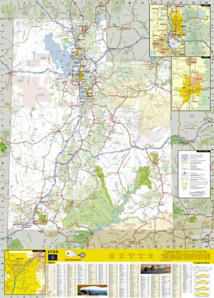 Utah (National Geographic: Guide Map)