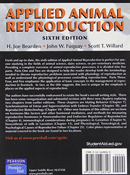 Applied Animal Reproduction (6th Edition)