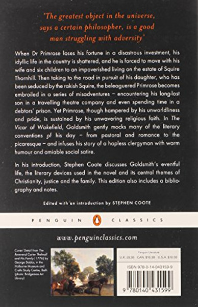 The Vicar of Wakefield (Penguin English Library)