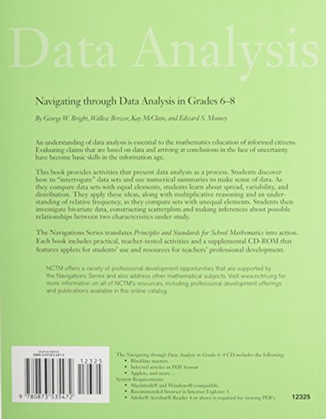Navigating Through Data Analysis in Grades 6-8 (Principles and Standards for School Mathematics Navigations)