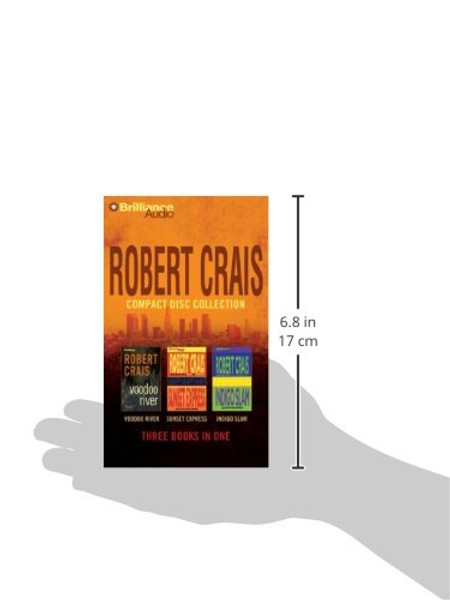 Robert Crais CD Collection 3: Voodoo River, Sunset Express, Indigo Slam (Elvis Cole/Joe Pike Series)