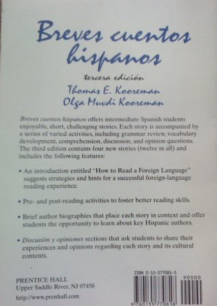 Breves Cuentos Hispanos (Spanish Edition)