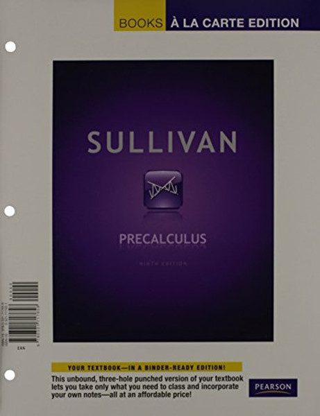 Precalculus, Books a la Carte Edition (9th Edition)