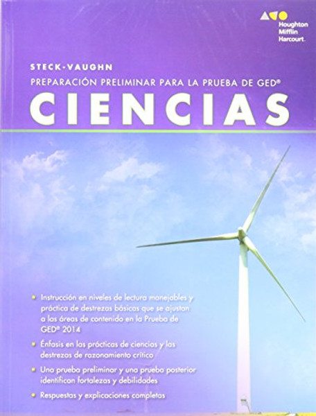 Steck-Vaughn Pre GED, Spanish: Workbook Science (Spanish Edition)