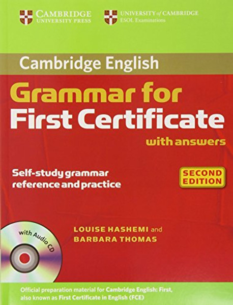 Cambridge Grammar for First Certificate with Answers and Audio CD (Cambridge Books for Cambridge Exams)