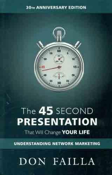 The 45 Second Presentation