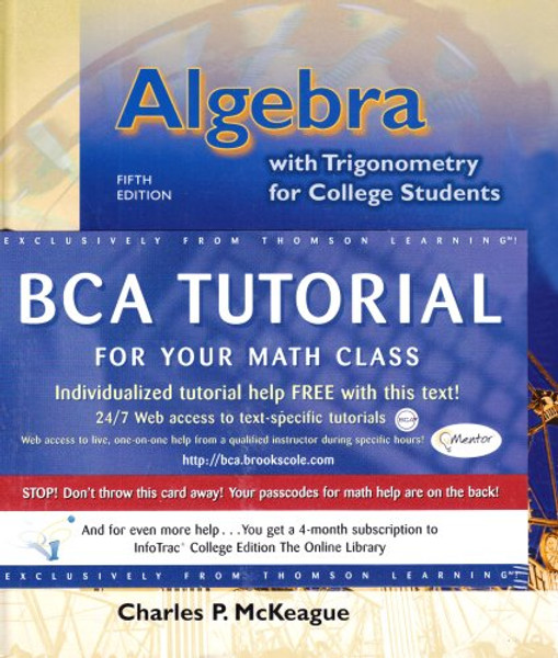 Algebra with Trigonometry for College Students (Book & CD-ROM)