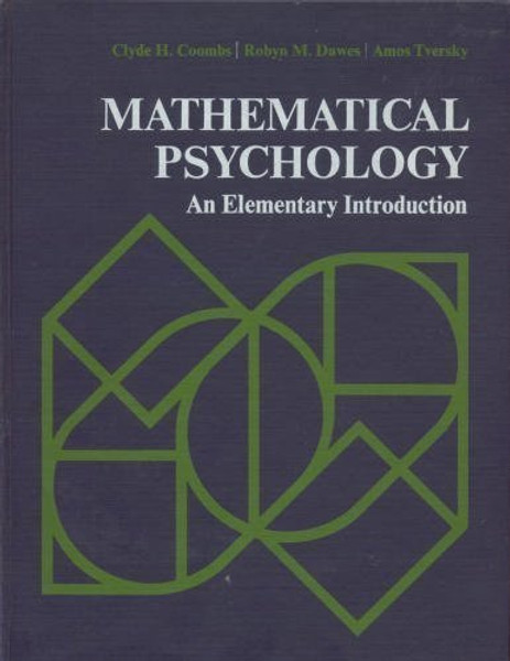 Mathematical psychology;: An elementary introduction (Prentice-Hall series in mathematical psychology)