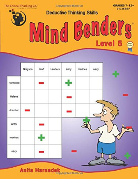 The Critical Thinking Mind Benders Book 5 School Workbook