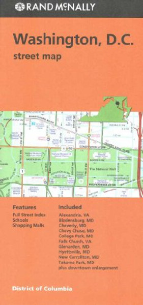 Rand Mcnally Washington D.C. Street Map (Red Cover)