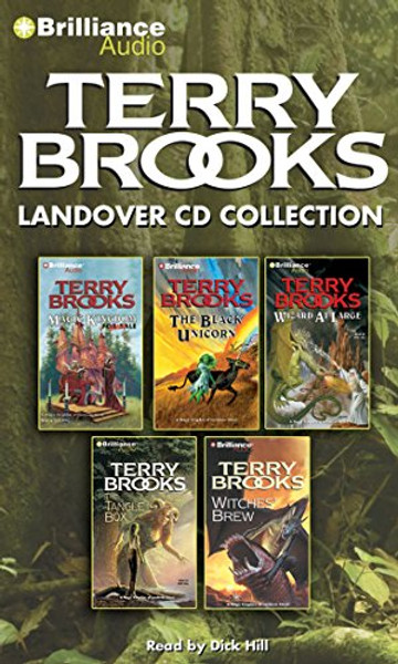 Terry Brooks Landover CD Collection: Magic Kingdom for Sale-Sold!, The Black Unicorn, Wizard at Large, The Tangle Box, Witches' Brew