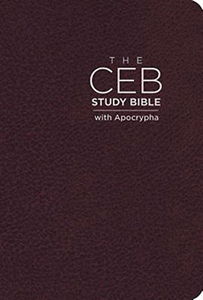 The CEB Study Bible with Apocrypha Bonded Leather Cordovan