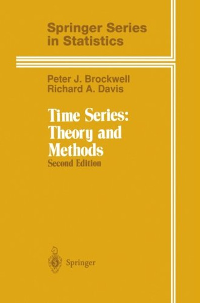 Time Series: Theory and Methods (Springer Series in Statistics)