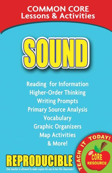 Sound - Common Core Lessons and Activities