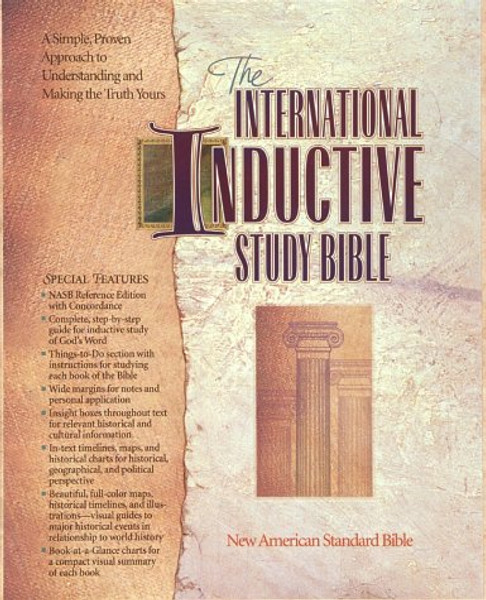 International Inductive Study Bible: New American Standard Bible/Burgundy Leather Cover/Gilt Edged (English and Multilingual Edition)